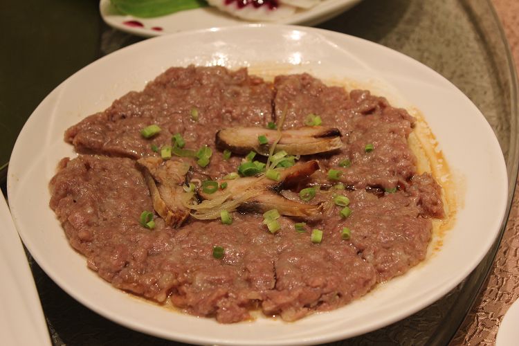 马友咸鱼蒸肉饼 ,海鱼,微微的臭味,口感质地和平时所吃都不一样, 42