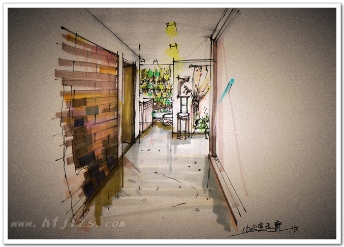 手绘图展现办公室风采,围个圈圈来看帖!
