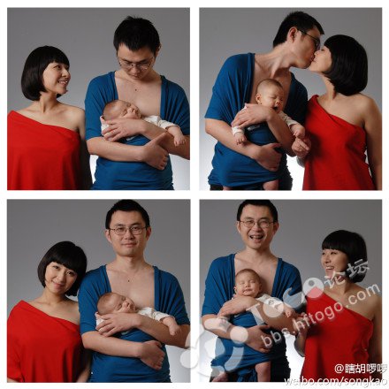 围脖上惊现吴婷携老公和宝宝的全裸照片了,好劲爆啊