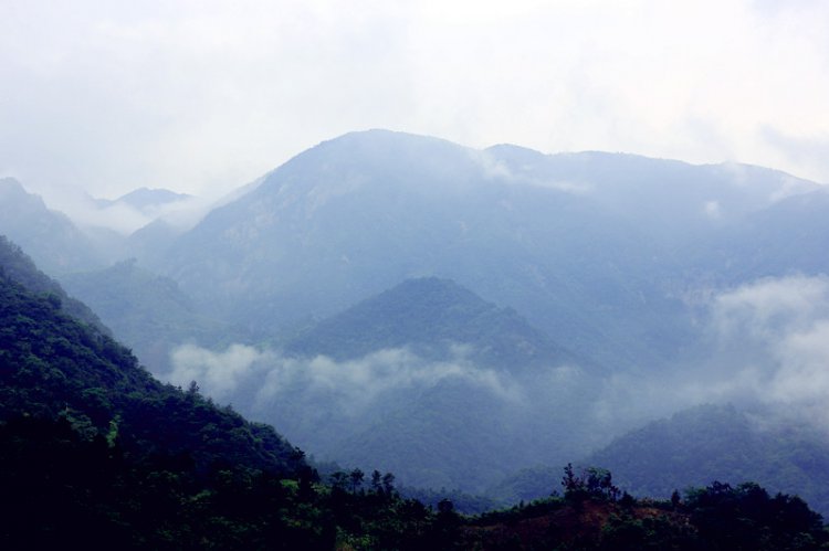 六安市霍山龙井峡的风景
